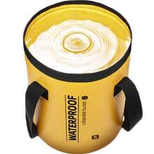Ведро XIAOMI Enoch Lohas Waterproof Bucket IN108 Складное 25 x 30 см Yellow (Ф28227)