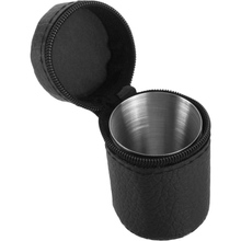Набір фляга та стаканчики Schwarzwolf Tahat 266 мл Black (F5001200AJ3)