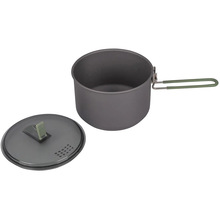 Каструля BO-CAMP Explorer Hard Anodized 1L Grey/Green (2200236)