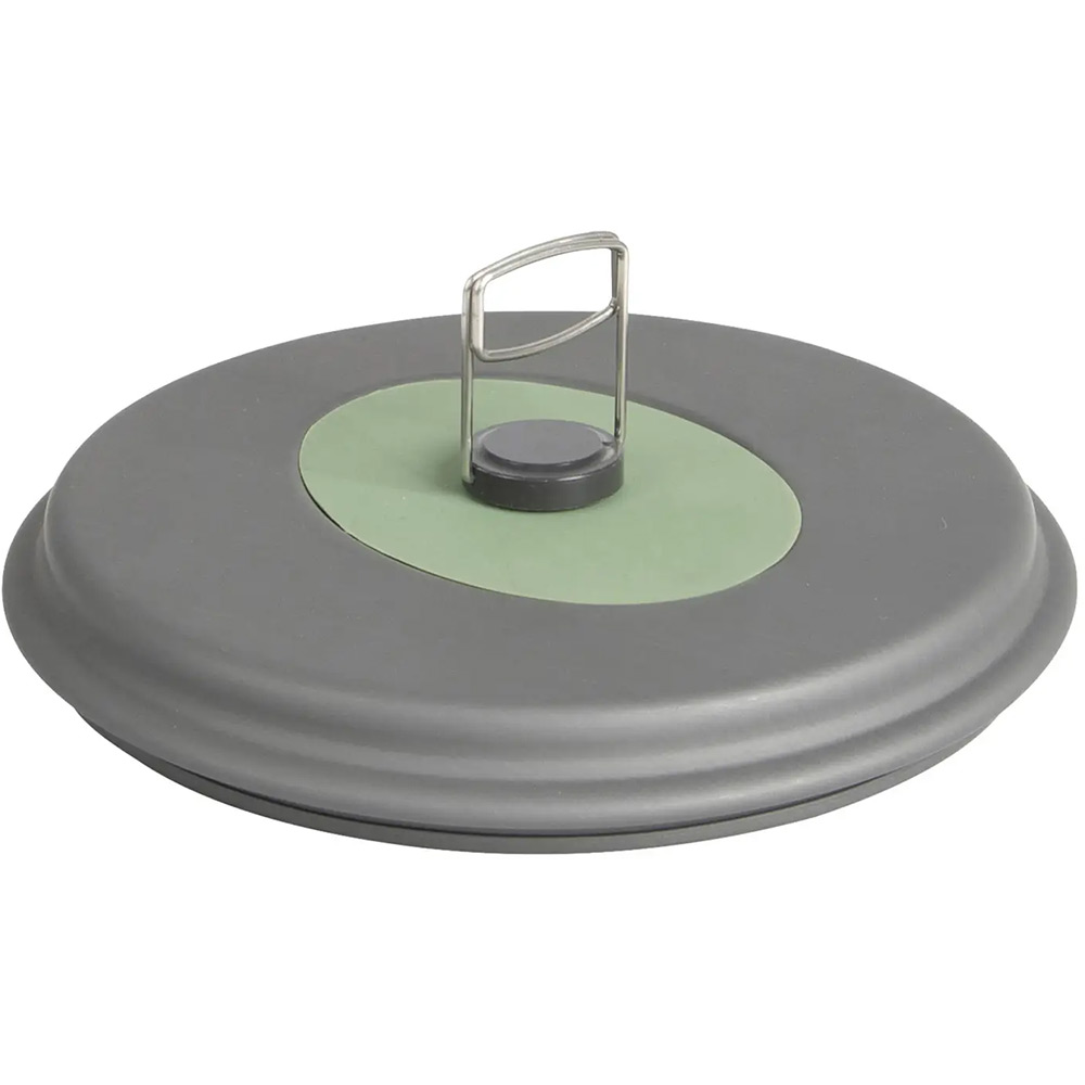 Покупка Набір посуду BO-CAMP Explorer XL 4 Pieces Hard Anodized Grey/Green (2200249)
