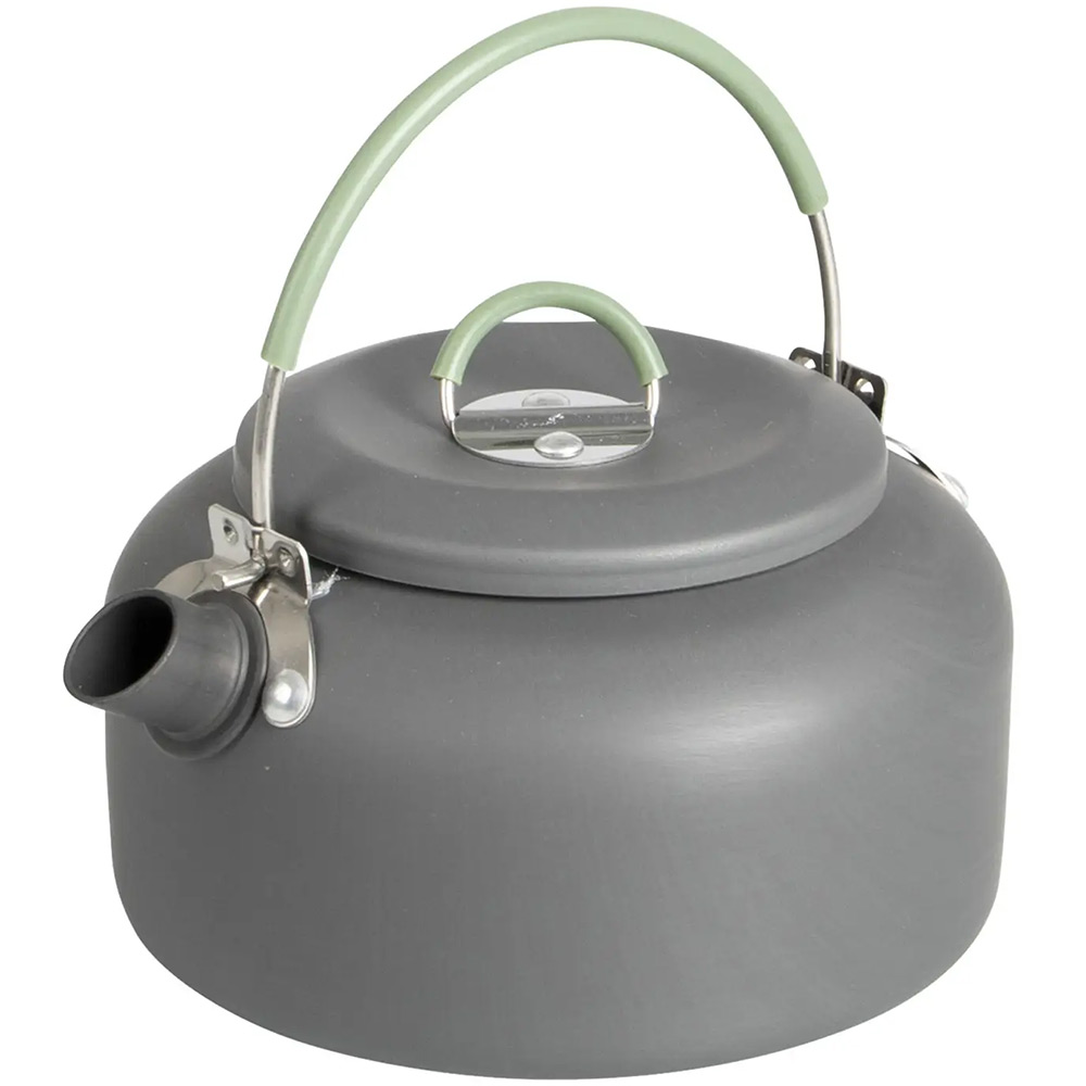 Фото Набір посуду BO-CAMP Explorer XL 4 Pieces Hard Anodized Grey/Green (2200249)