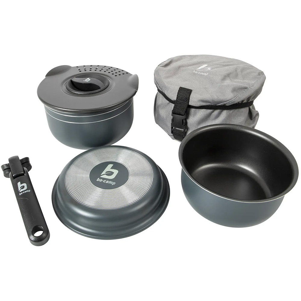 Набір посуду BO-CAMP Trekking 5 Pieces Anthracite (2300351)