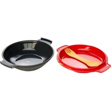 Набір посуду HUMANGEAR GoKit Light 5-tool Mess Kit Charcoal/Red (022.0123)