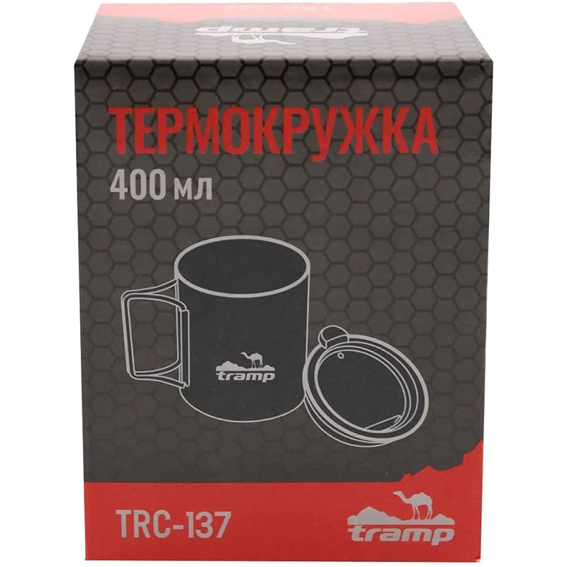 Зовнішній вигляд Термокухоль TRAMP 400 мл Steel (TRC-137)