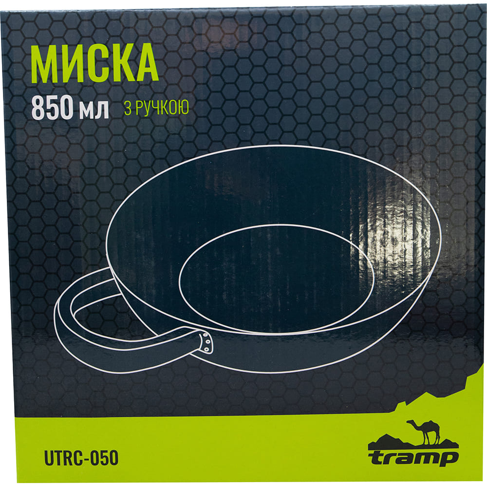 Миска TRAMP 850 мл (UTRC-050) Матеріал нержавіюча сталь