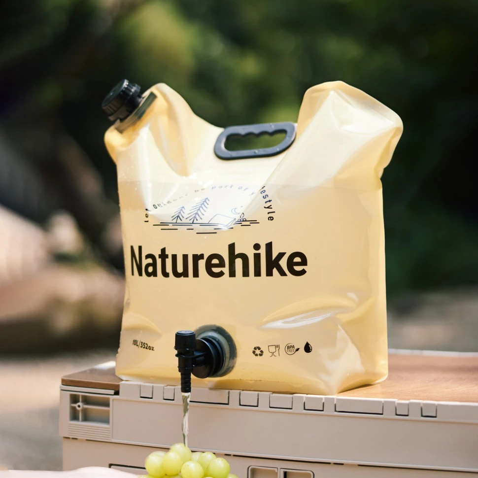 Контейнер для воды NATUREHIKE CNK2450CF027 10л Жёлтый (6927595798355) Объем 10