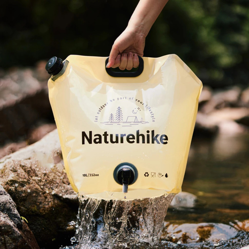 Контейнер для воды NATUREHIKE CNK2450CF027 10л Жёлтый (6927595798355) Материал полиэтилен