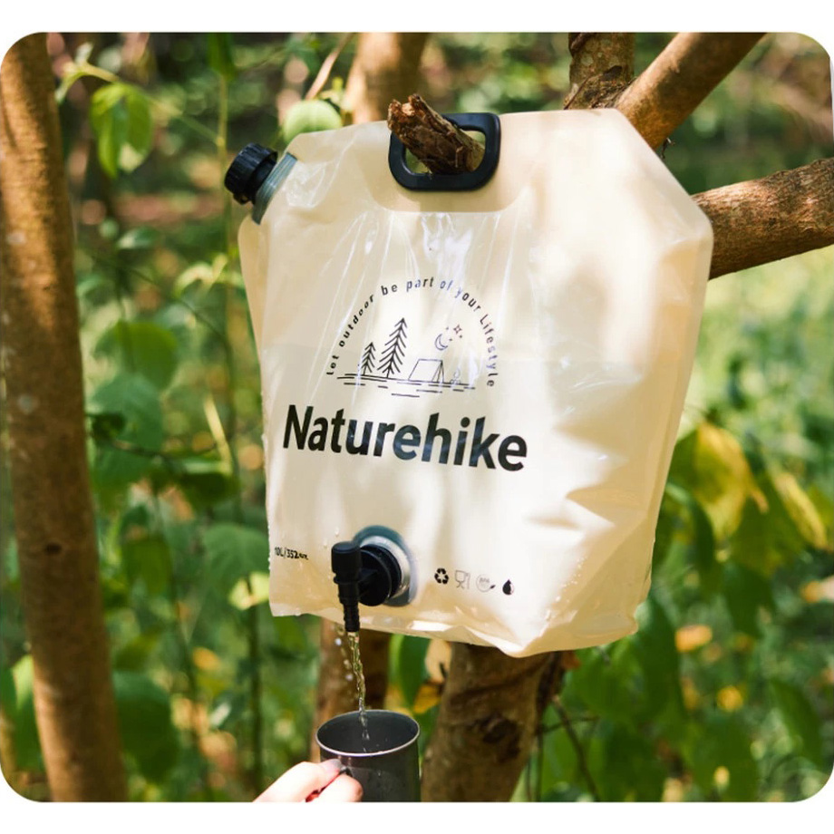 Контейнер для воды NATUREHIKE CNK2450CF027 10л Жёлтый (6927595798355) Особенности есть кран для наливания воды и ручка для транспортировки