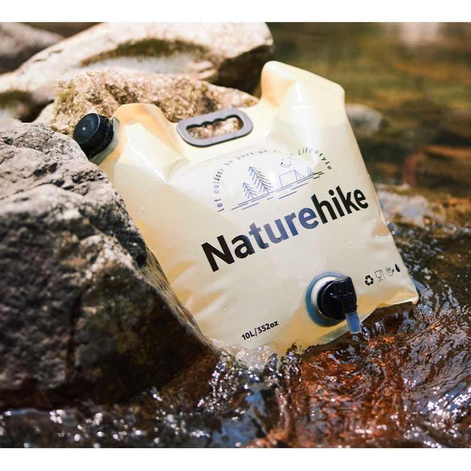 Контейнер для воды NATUREHIKE CNK2450CF027 10л Жёлтый (6927595798355) Компактно складывается True