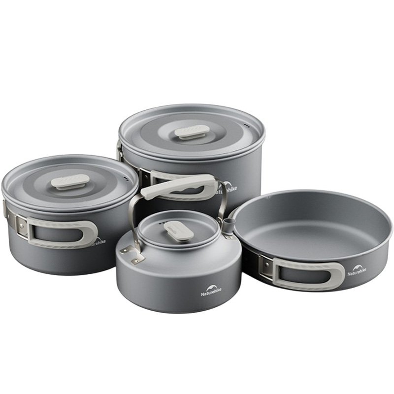 Набір посуду NATUREHIKE CNK2450CF010 (6976507663281) Набір посуду NATUREHIKE CNK2450CF010 (6976507663281)