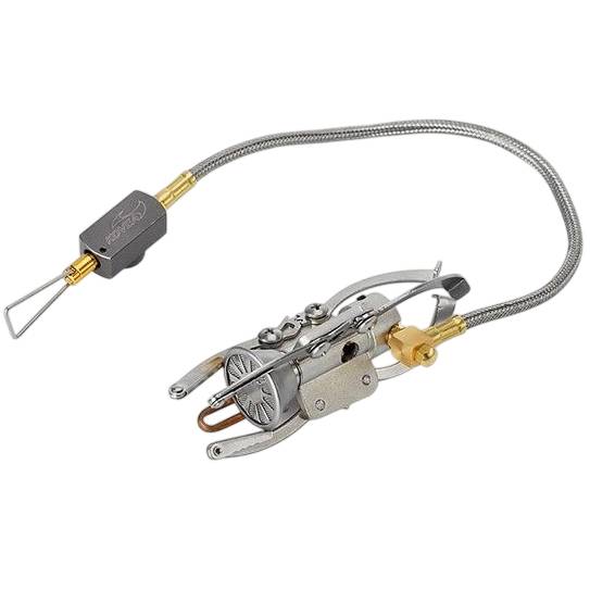 Газовий пальник KOVEA Hose Stove Camp-5 KB-1006 (8806372095147) Комплектація Пальник KB-1006, Пластиковий бокс, П'єзопідпал KI-1007, Інструкція з експлуатації, Картонна коробка