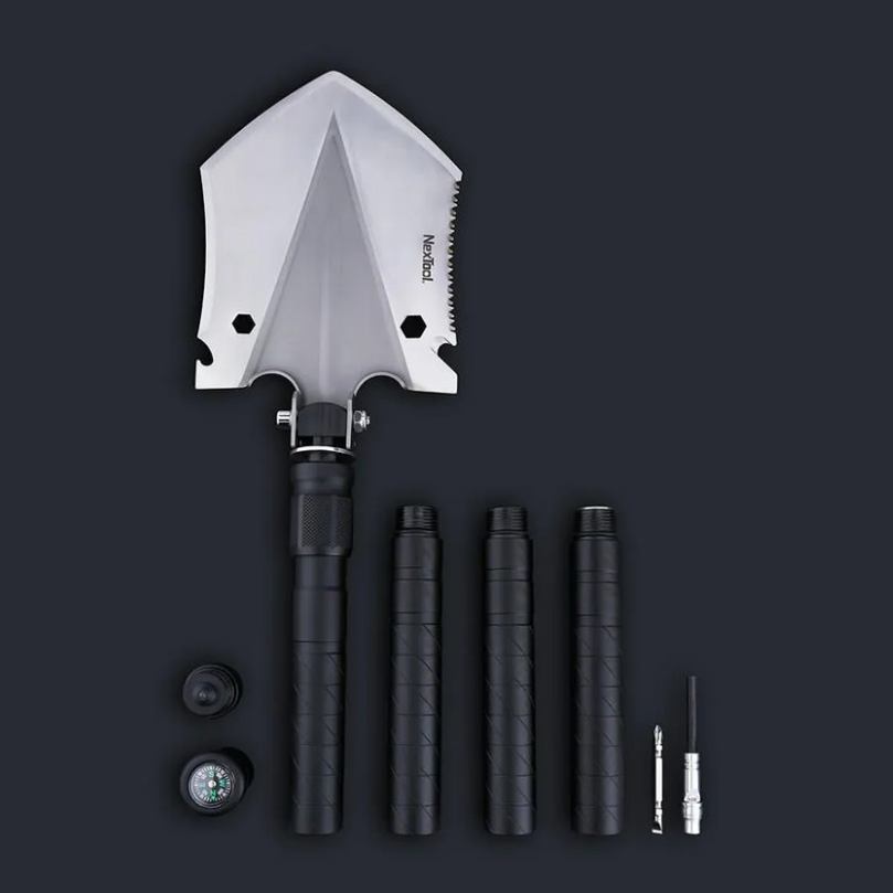 Лопата NEXTOOL Folding Shovel Regular (NE0114) Цвет черный