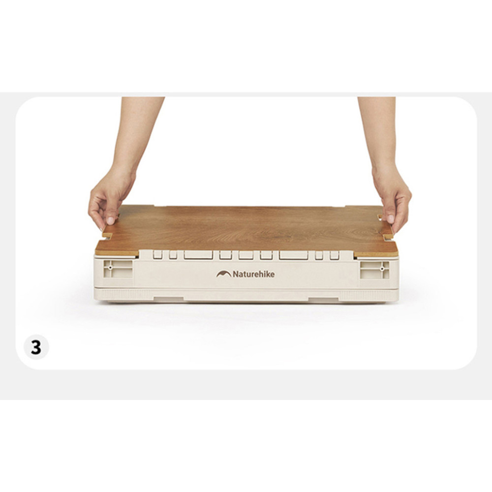 Складной контейнер NATUREHIKE 23 л Beige-Grey (CNK2450XB020) Цвет бежевый