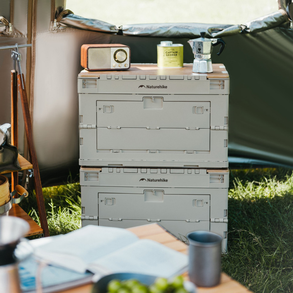 Внешний вид Складной контейнер NATUREHIKE 23 л Beige-Grey (CNK2450XB020)