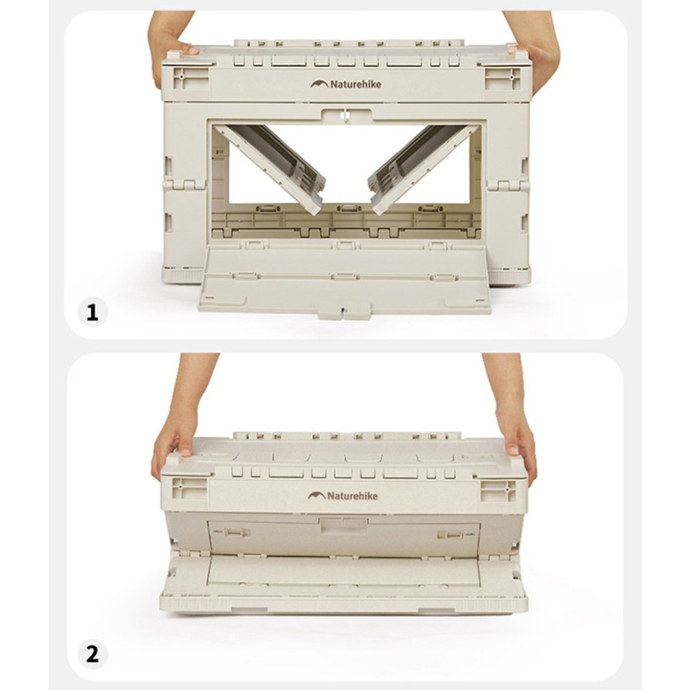 Складной контейнер NATUREHIKE  52 л Beige / Grey (CNK2450XB020) Комплектация Максимальная нагрузка: 45 кг