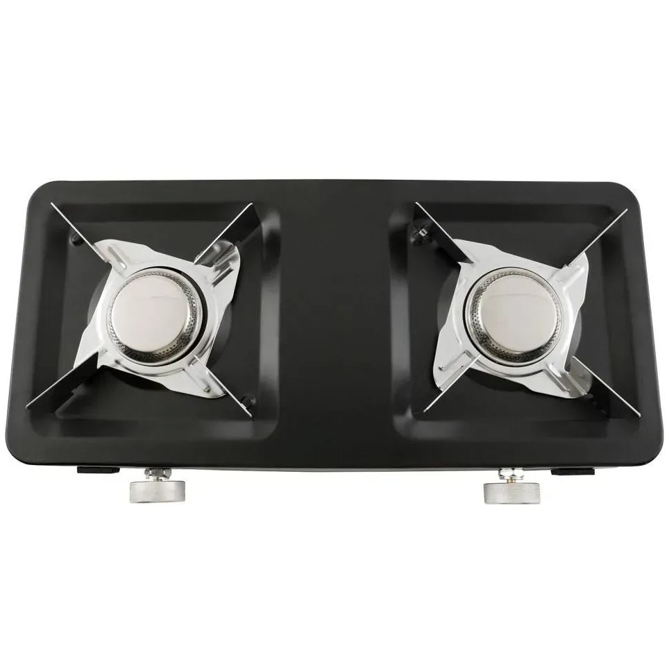 Портативна газова плита OUTWELL Asama Duo Bruner Grey (651265) Кількість конфорок 2