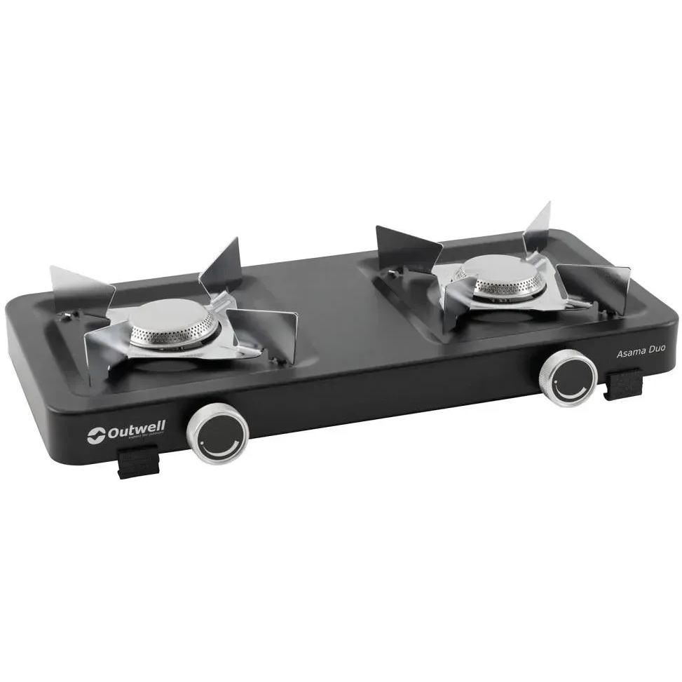 Портативна газова плита OUTWELL Asama Duo Bruner Grey (651265)