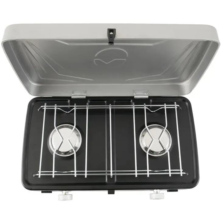Портативна газова плита OUTWELL Mauna Duo Stove Grey (651268) Кількість конфорок 2