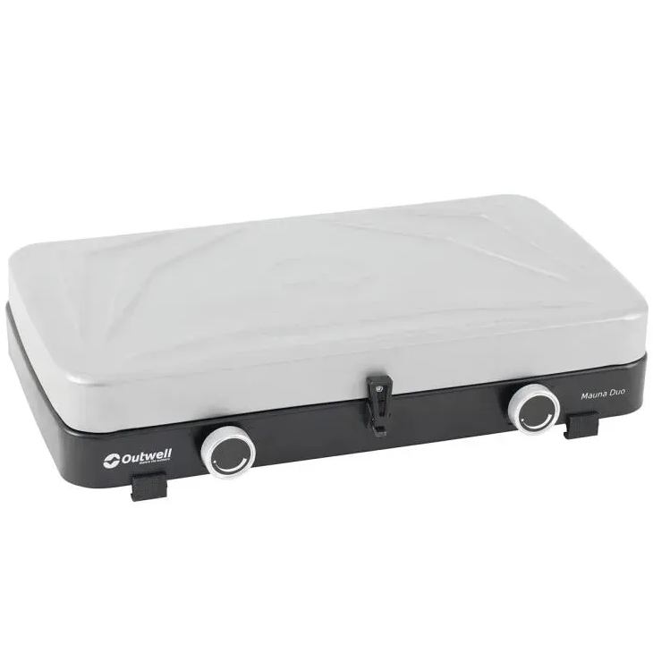 Портативна газова плита OUTWELL Mauna Duo Stove Grey (651268) П'єзопідпал True