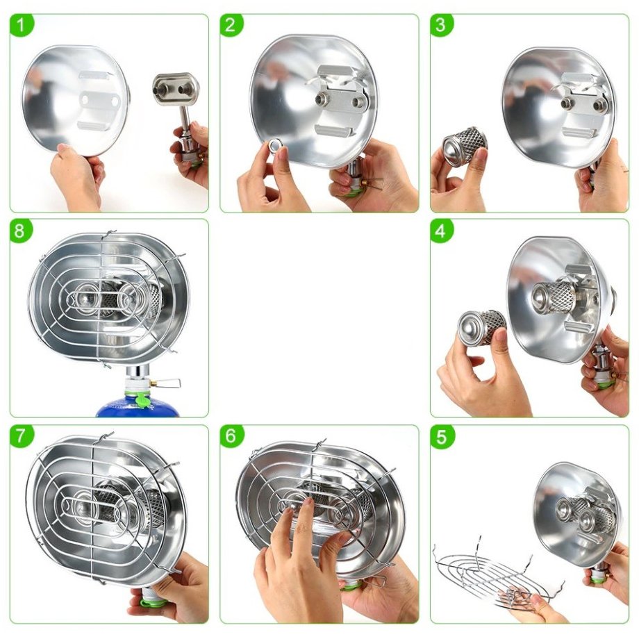 В интернет магазине Горелка газовая BRS-H22 Silver