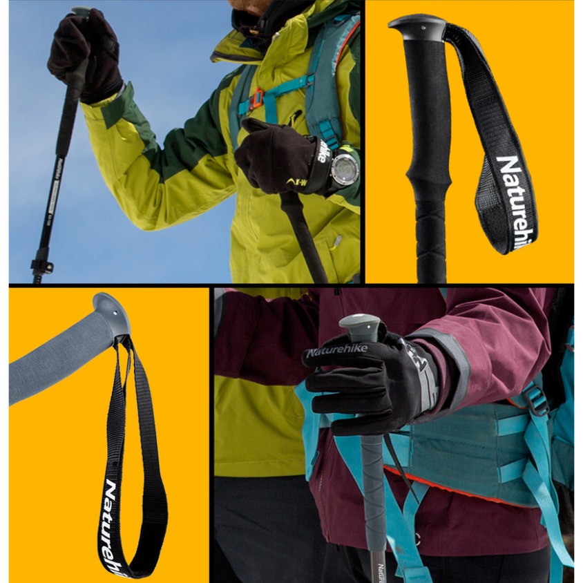 Трекинговая палка NATUREHIKE NH17D017-D 56-120 см Black (6927595754634) Трекинговая палка NATUREHIKE NH17D017-D 56-120 см Black (6927595754634) Комплектация Трекинговая палка; 2 съемные насадки: защитный колпачок для транспортировки и кольцо для передвижения по снегу и мягкому грунту;