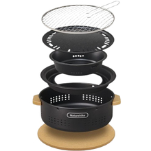 Печь настольная NATUREHIKE CNK2550CF010 с решеткой и сковородой Black (6977465869418) Печь настольная NATUREHIKE CNK2550CF010 с решеткой и сковородой Black (6977465869418)