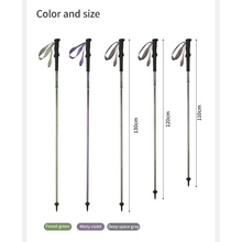 Трекінгова палиця NATUREHIKE CNK2450DS016 35-110 см Purple (6927595777718)