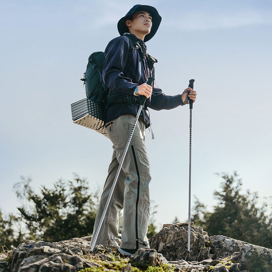 Трекінгова палиця NATUREHIKE CNK2450DS016 35-110 см Purple (6927595777718) Вага 0.186