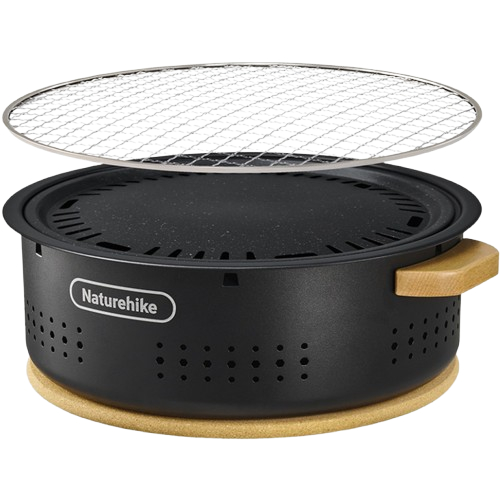 Печь настольная NATUREHIKE CNK2550CF010 с решеткой Black (6977465869364) Печь настольная NATUREHIKE CNK2550CF010 с решеткой Black (6977465869364) Комплектация круглый корпус, поддон для угля, емкость для воды, решетка-гриль, пробковая подставка и чехол для хранения