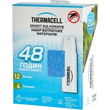 Набор THERMACELL R-4 Mosquito Repellent Refills 4 картриджа + 12 пластин (R-4)