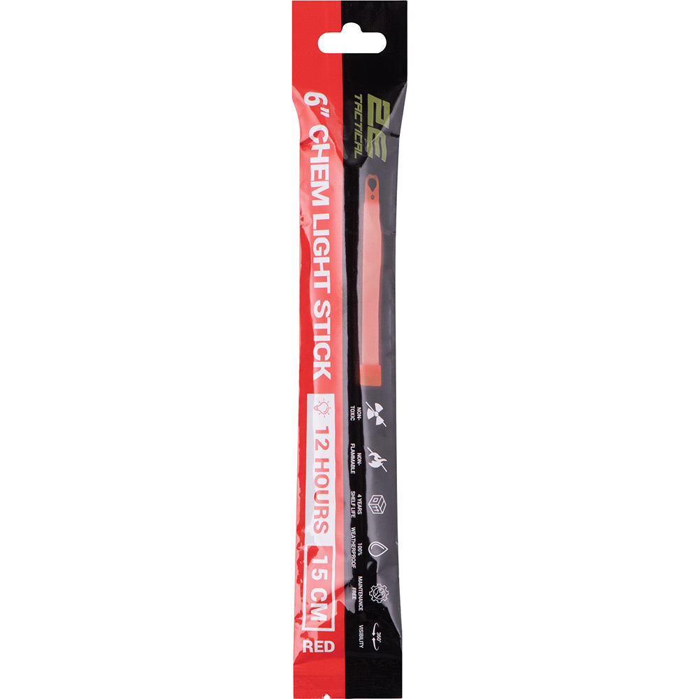 rest 2E Хімічне джерело світла (стік) GS6, 15см, 12 годин, червоний - 50 шт Цвет красный