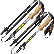 Трекінгові палиці VIPOLE Vipole Fuji Carbon Cork 130 DLX Grey (S25 39)