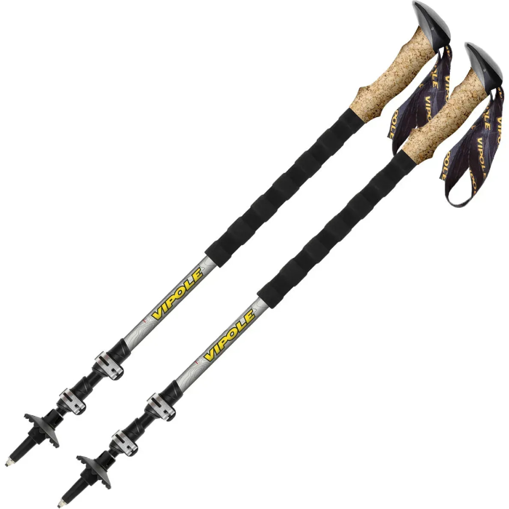 Треккинговые палки VIPOLE Vipole Creek Cork DLX Gray (S25 04)