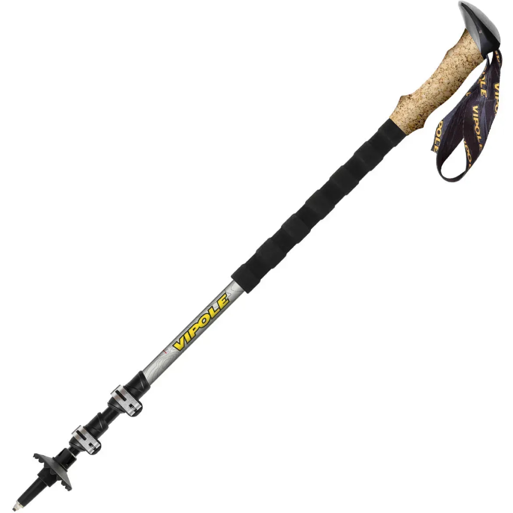 Треккинговые палки VIPOLE Vipole Creek Cork DLX Gray (S25 04) Чехол True