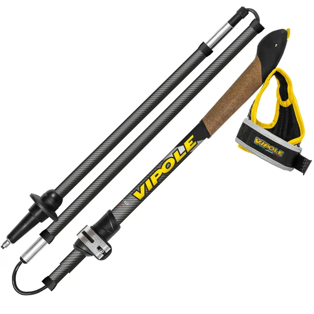 Палиці для скандинавської ходьби VIPOLE Vipole Treveller Carbon 130 DLX (S25 35) Кількість 2