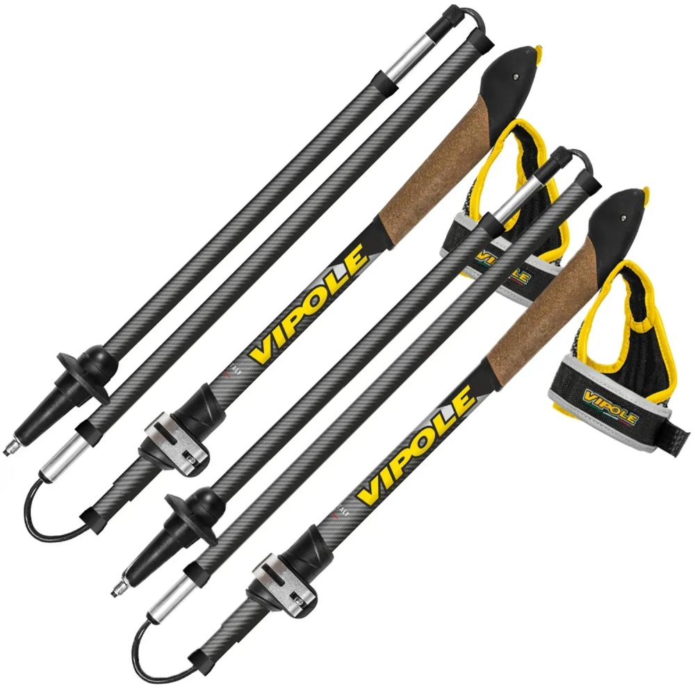 Палиці для скандинавської ходьби VIPOLE Vipole Treveller Carbon 130 DLX (S25 35)