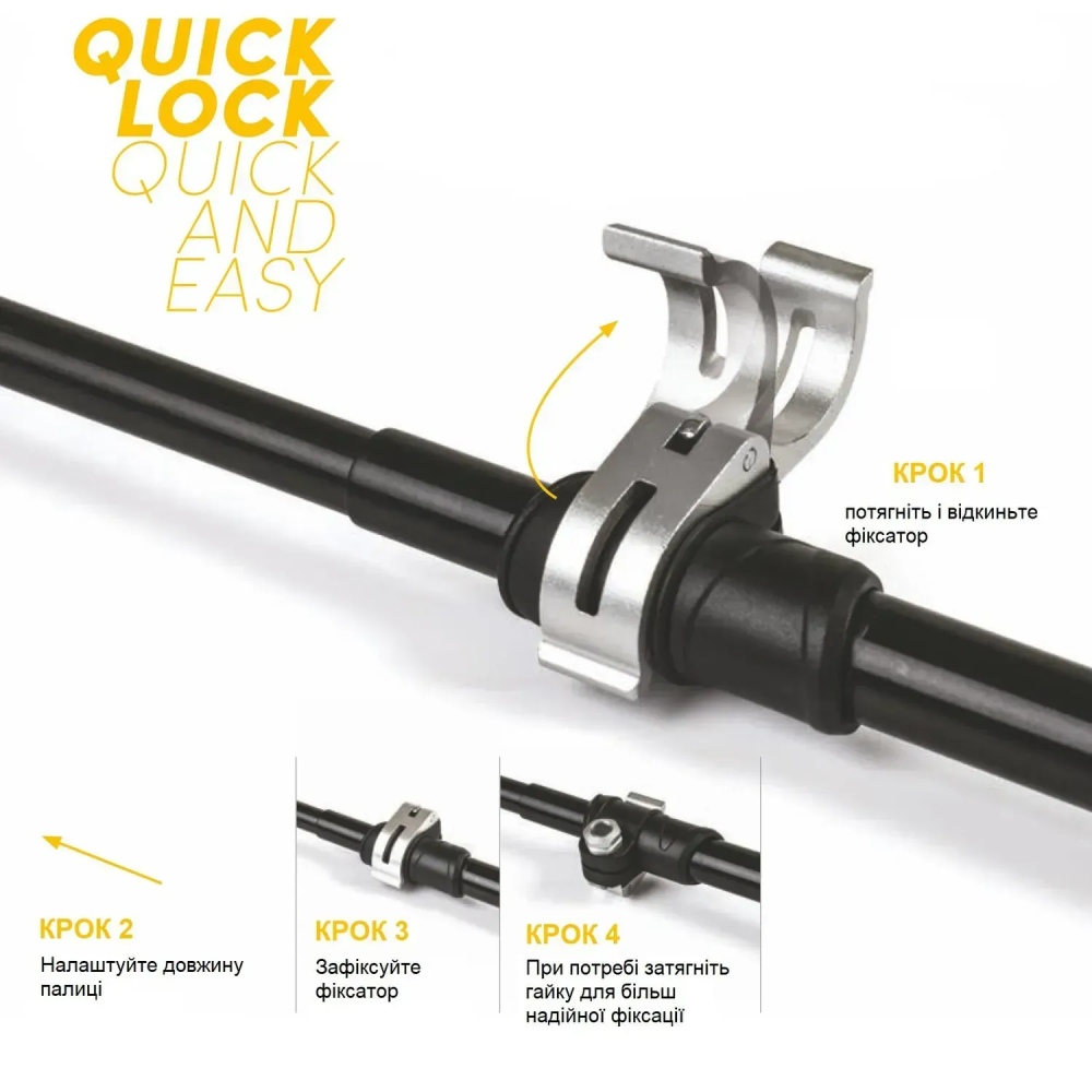 Палиці для скандинавської ходьби VIPOLE Vipole Treveller Carbon 130 DLX (S25 35) Колір сірий