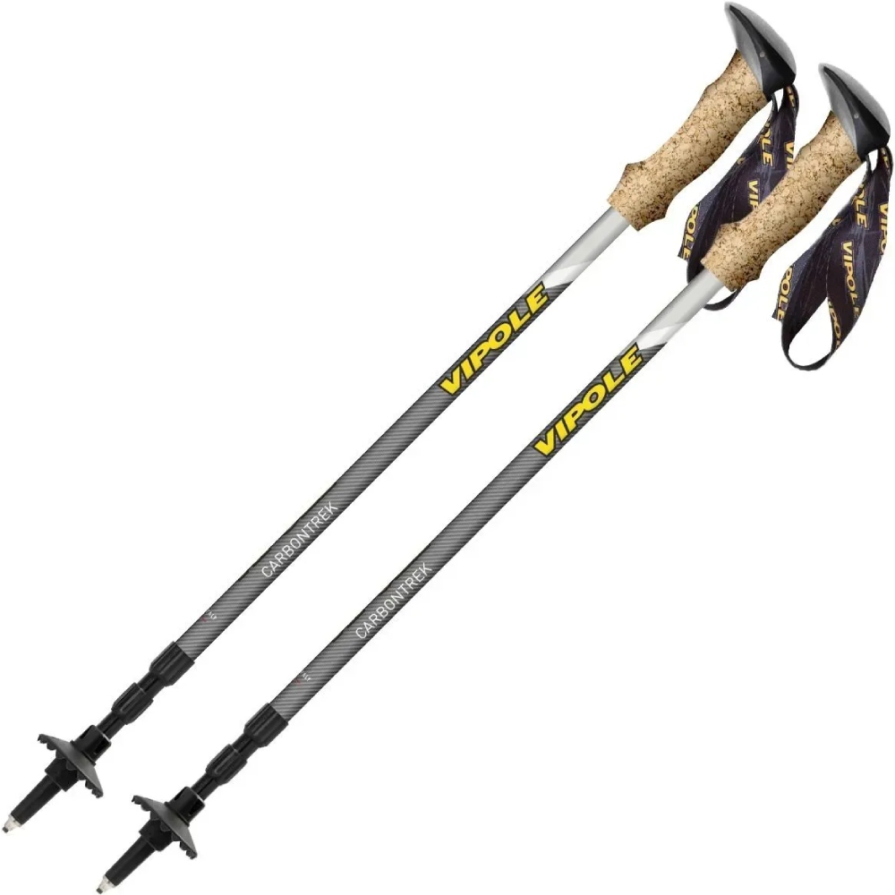Треккинговые палки VIPOLE Vipole Carbontrek Cork DLX Gray (S25 02)