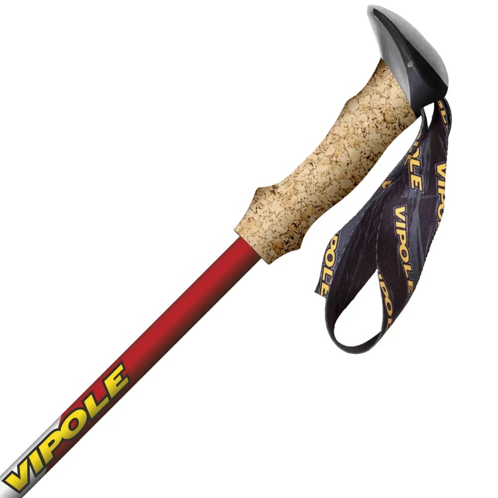 Треккинговые палки VIPOLE Vipole Trekker Cork Red (S25 09) Цвет красный