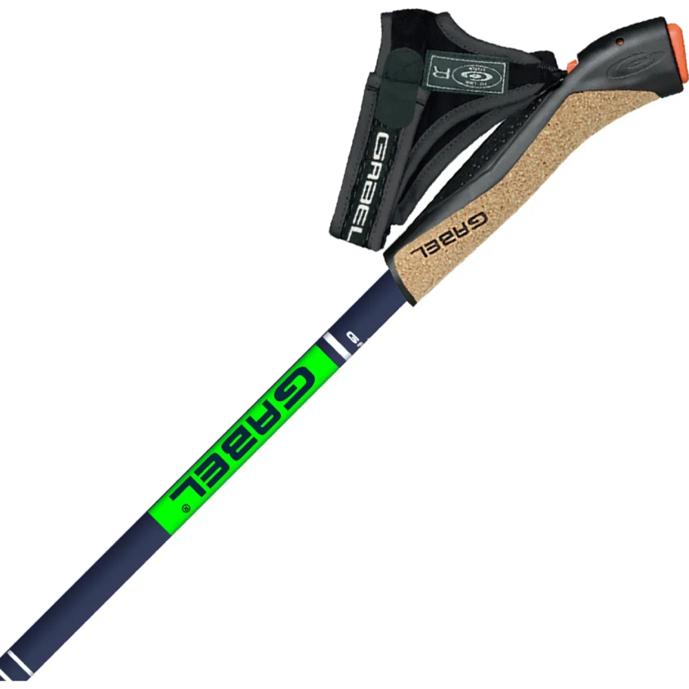 Палиці для скандинавської ходьби GABEL Stretch Carbon Lime (7008352640000) Кількість 2