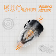 Насос-фонарь кемпинговый FLEXTAIL  Max Pump 3 Black (MP3G650-BK-i)