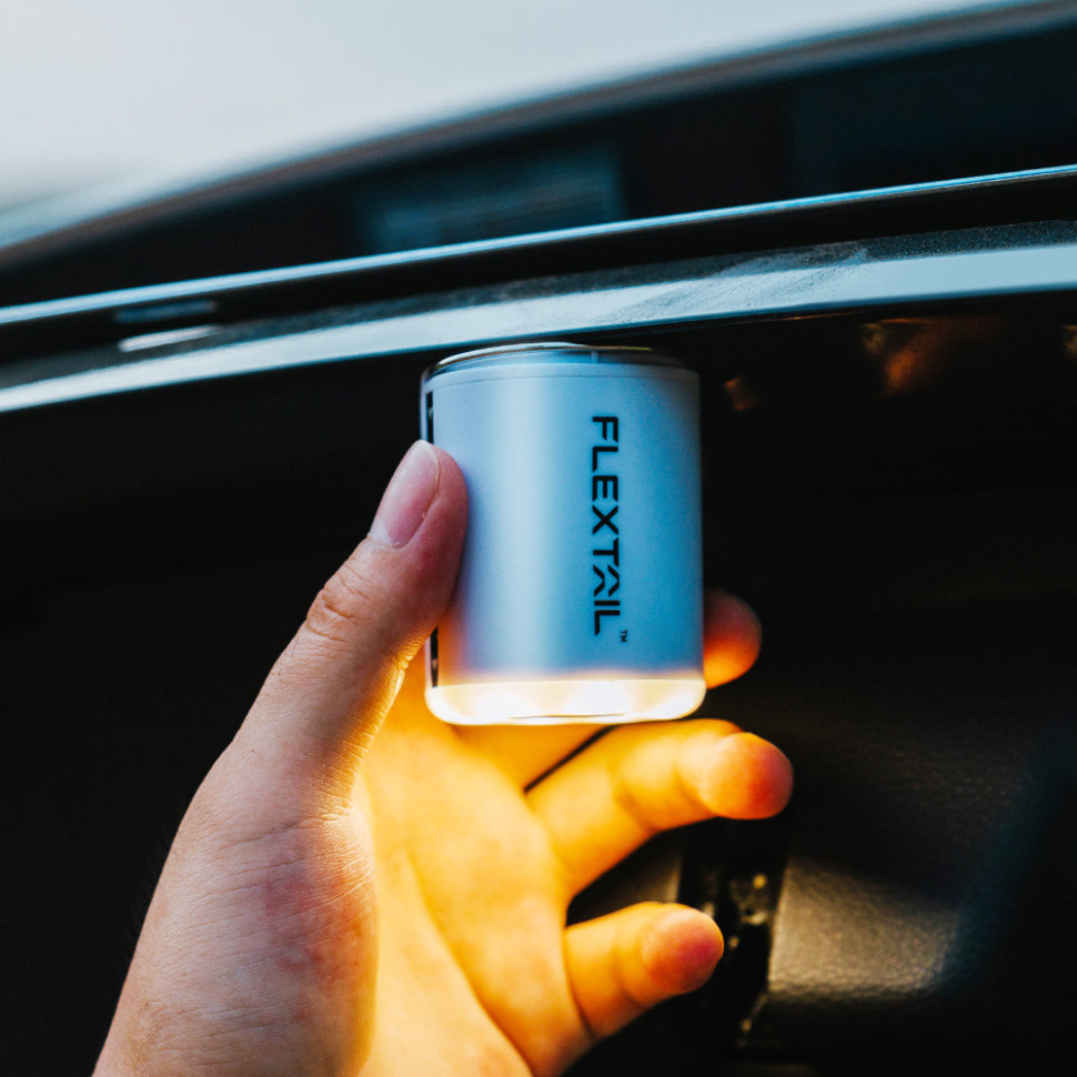 Насос-фонарь кемпинговый FLEXTAIL Tiny Pump 2X White (TY2X1600-WT-i) Чехол True