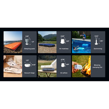 Насос-фонарь кемпинговый FLEXTAIL Tiny Pump 2X Orange (TY2X1600-OG-i)