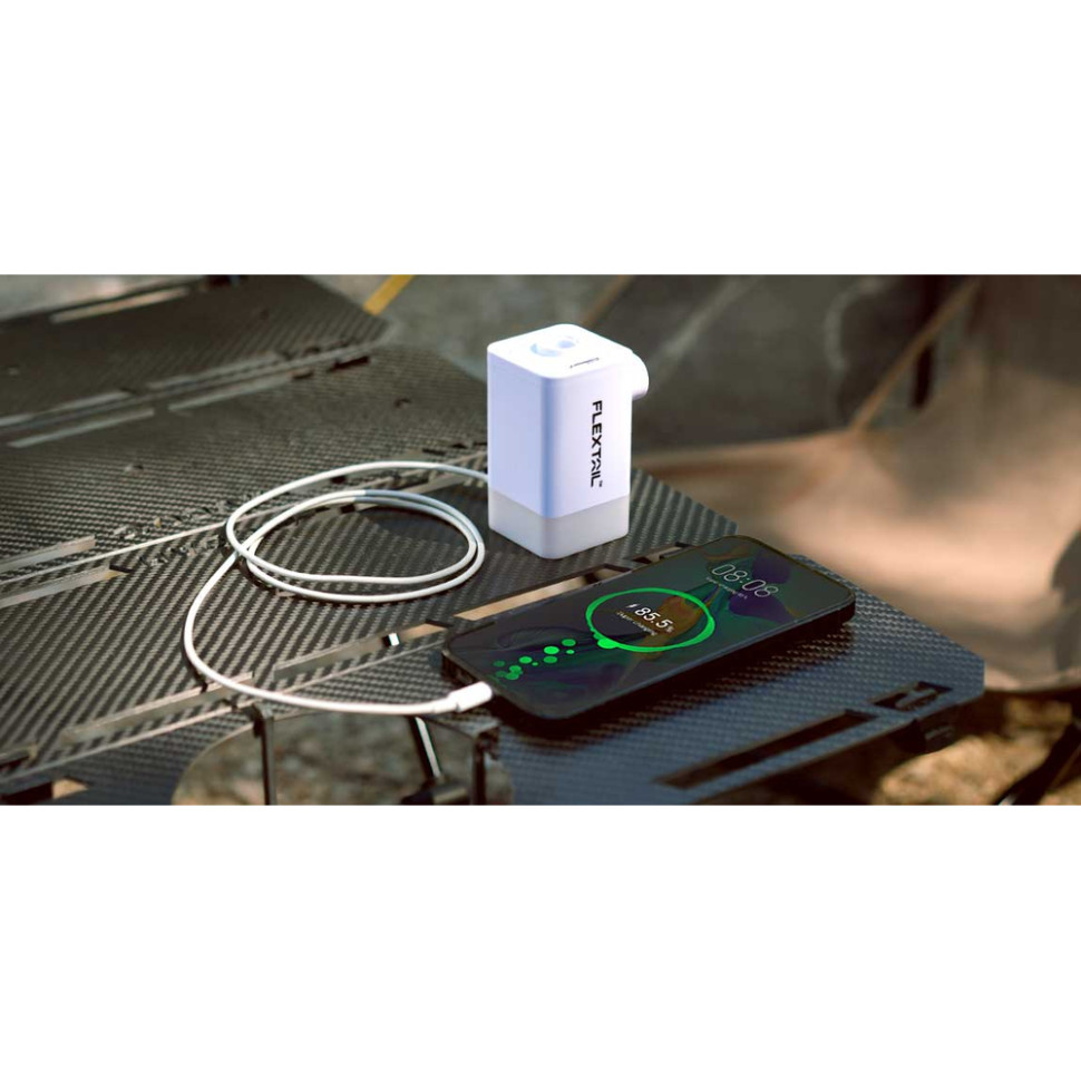 Насос-ліхтар-powerbank FLEXTAIL Max Pump 2 Plus Orange (MP2PL4800-OG-i) Вага 0.19