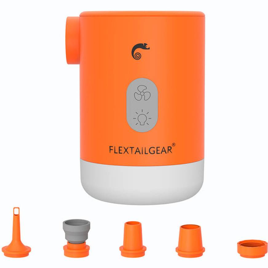 Насос-фонарь-powerbank FLEXTAIL Max Pump 2 Pro Orange (MP2P4000-OG-i) Комплектация Flextail Max Pump 2 Pro, зарядный кабель USB, 5 насадок, мешочек для хранения, инструкция