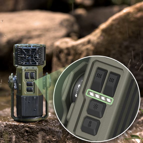 Фото Фумигатор-фонарь-Powerbank FLEXTAIL Evo Repel Black (6975755960319)