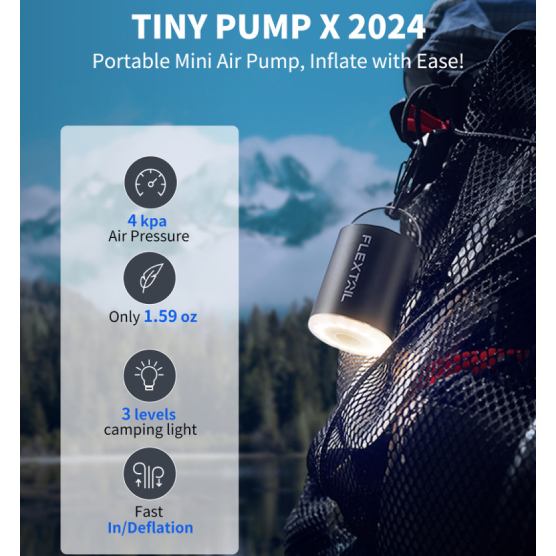 Заказать Насос-фонарь кемпинговый FLEXTAIL Tiny Pump Х Black (6975755964355)