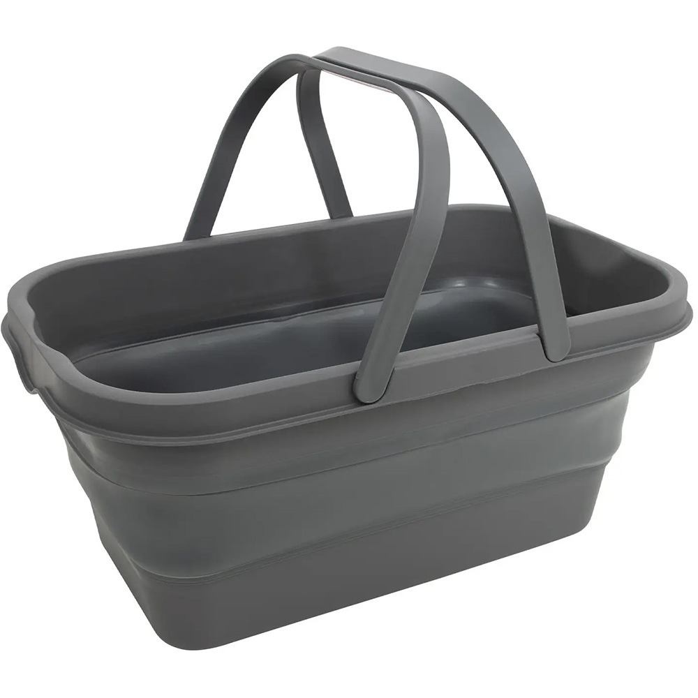 Кошик BO-CAMP складаний Foldable Box With table Top 17L Grey (6303695) Вага 1.35
