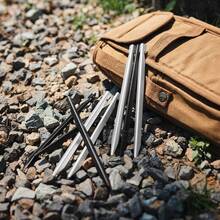 Набор колышков NATUREHIKE CNK2300ZP016 20 см 8 шт Черные (6976023921100)