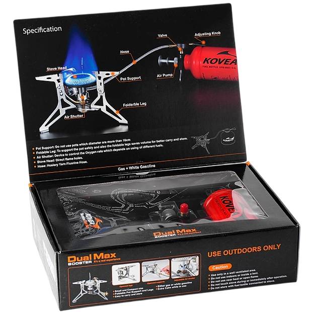 Фото Мультипаливний пальник KOVEA Booster DUAL MAX KB-N0810 (8806372095123)